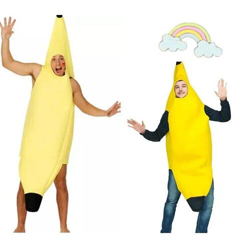 Carnival Clothing Men Copl Adult Fancy Dre Funny  Banana Cot