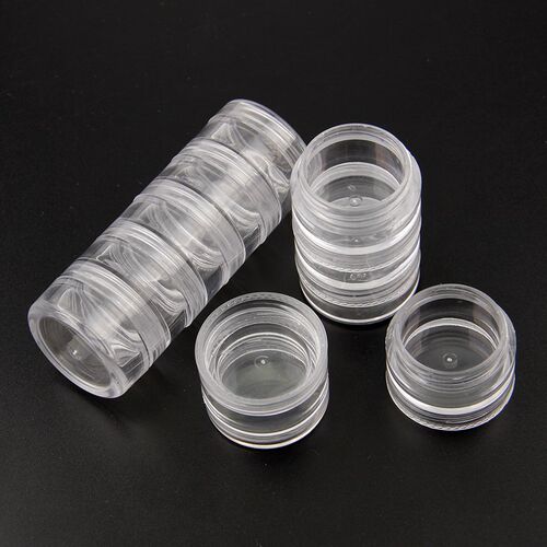 1 Set 30*77mm Transparent Empty Plastic Storage Boxes Nail A