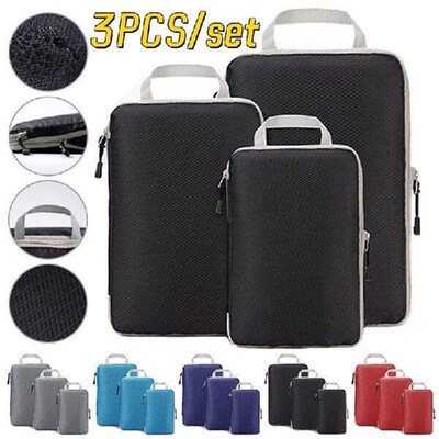 Compression Packing Cubes Suitcases Extensible Suitcase
