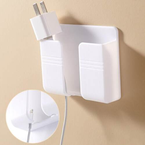 Punch Free Wall Mounted Organizer Storage Box Remote Control