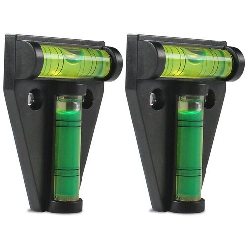 2 Pcs New Spirit Level Leveller For Trailers Caravan Motor H