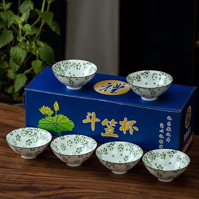 Ceramic cups Tea set Kung Fu tea White porcelain Set Chinese