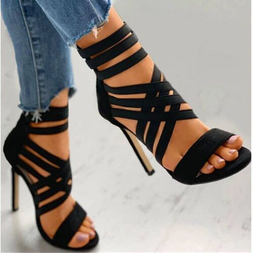 2024 New Summer Womens Shoes Sexy Open Toe Gladiator Shoes