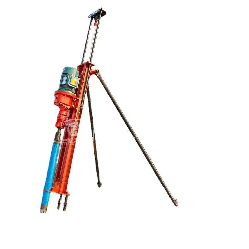 冲击矿山打孔锚固钻机 边坡支护开山凿岩钻孔机 小型气动潜孔钻机