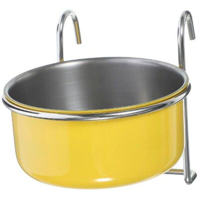Parrot Food Bowl Bird Feeding Holder Rabbit Cage Water