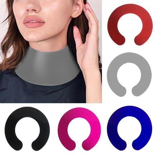 Stylist Cutting Collar Silicone Hair Dyeing Shawl Waterproof