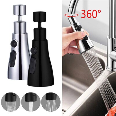 3 In 1 Kitchen Faucet Extender Universal 360 Rotate Pull O