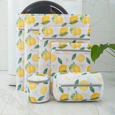Colorful Polyester Printing Laundry Bags Underwear Bra Washi