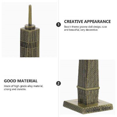 Classic Model Metal Architecture Statue for Home Decor
