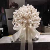 手捧花diy材料包珍珠新贝娘款 壳新送闺蜜结婚厂家直供礼物手工制