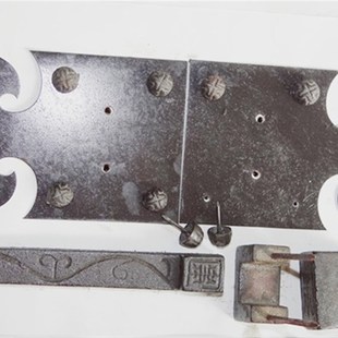 【向铃铜艺】仿古中式铜配件古典家具大门铁门栓插销铜铁配件