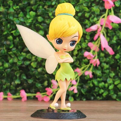 14cm Q Posket Princess Tinker Bell Figure Model Toys Cake Fi