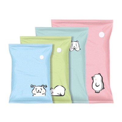 vacuum bags clothes storage plastic bag sealing pump trav无