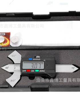 数显焊缝规厚0-20479电子焊接接坡口度量规高缝度焊规数显焊卡尺