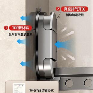 吸折盘叠室晾衣架阳F978STSH台家用隐形伸缩晾衣晒杆内挂衣架飘窗