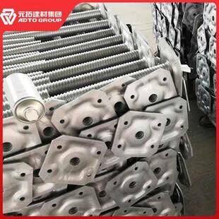 建筑支撑托顶托脚手架顶丝实心可节底XAP座空心伸底缩厚丝杆调加