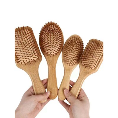 Premium Wooden Bamboo Hair Brush Improve Hair Growth Wood
