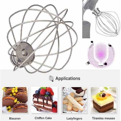 K45WW Wire Whip Attachment For Tilt-Head Stand Mixer For