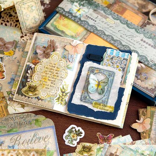 Yoofun 222pcs/box Journaling Gift Box Material Set Includes