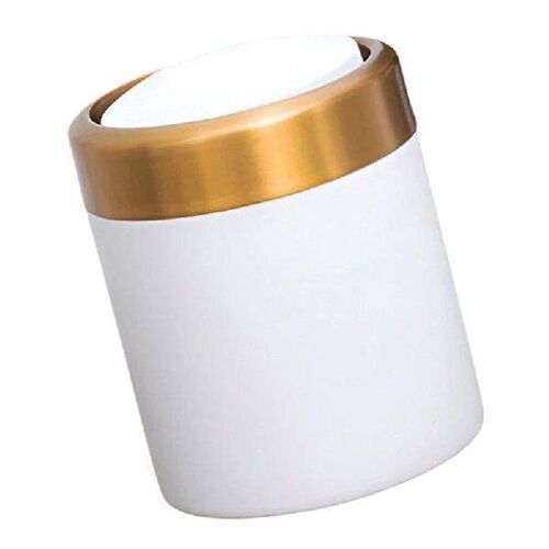 Mini Trash Bin Modern Brushed Stainless Steel Trash Can