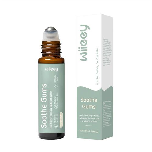 WIIEEY Baby Teething Care Roller Ball - Soothes Teething Dis