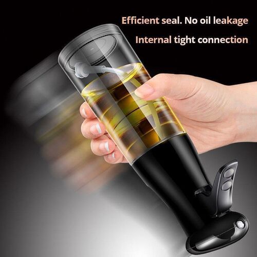 Kitchen Oil Bottle Cooking Oil Spray 200ml Black Pneumatic