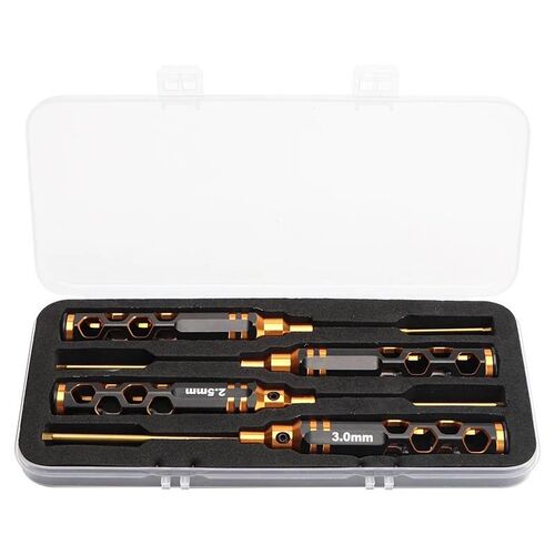 4pcs 1.5mm 2.0mm 2.5mm 3.0mm Hex Screw Driver Screwdriver Se