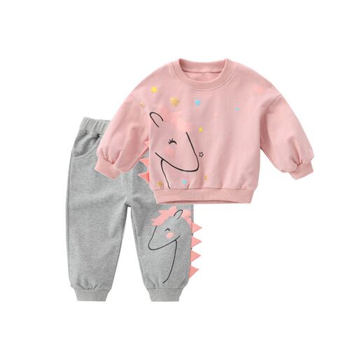 2Pcs Baby Girls Clothing Sets Autumn Winter Toddler Girls Cl