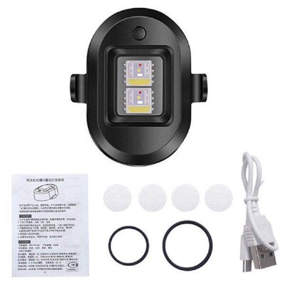 Motorcycle Flash Light Rechargeable Drone Night Navigation