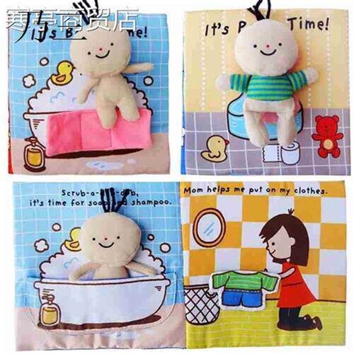 Baby Book Soft Cloth Books Toddler Newborn Early Learning De