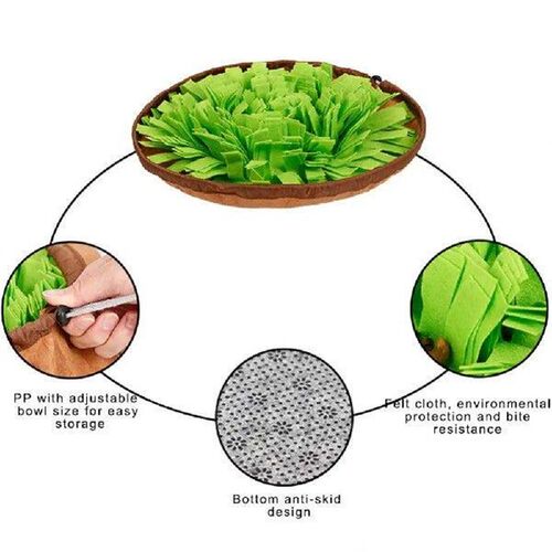 Pet Dog Slow Feeding Smell Training Durable Intelligence