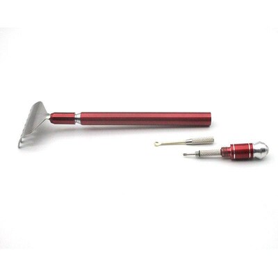Portable itchy scratcher full alloy retractable scratching r