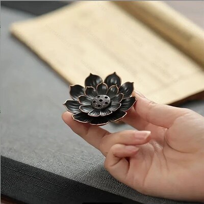 Incense Holder for Sticks,Incense Burner, Lotus Detachable A