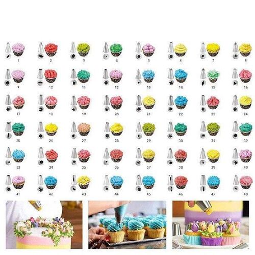 Cake Decorating Supplies 175 Piece Cake Turntable DIY Set