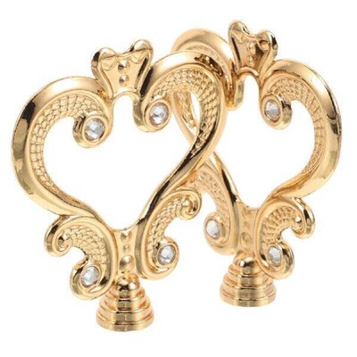 2pcs Pot Lid Knobs Replacement Handles Cookware Heart