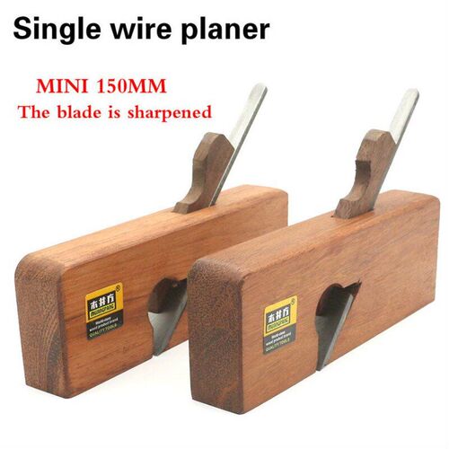 Mahogany 150 mm MINI Hand Plane Wood Planer Steel blade Hand