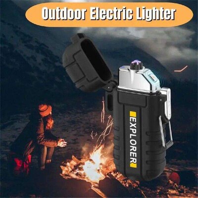 Outdoor Electric Lighter Plasma Arc Lighters Windproof