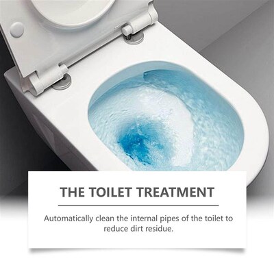 JUE FISH Toilet Cleaner - Drop-in Tank Automatic Foam Releas