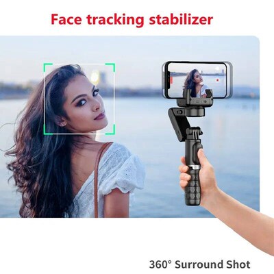 360 Rotation Following Shooting Mode Gimbal Stabilizer Selfi