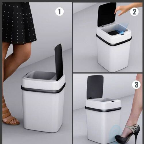 13/15L Automatic Smart Trash Can Kitchen Bathroom Waste Bin