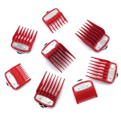 8pcs/set Pet Clipper Comb Universal Pet Grooming Shaver