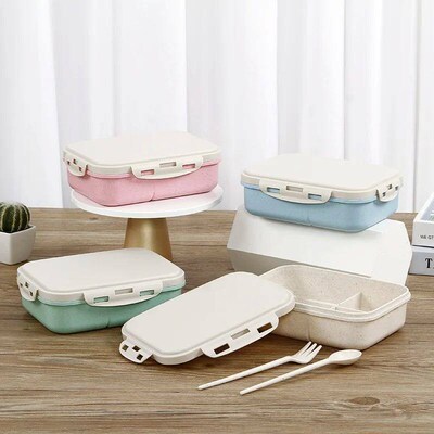 1000ml Microwave Lunch Box For Kids School Eco-Friendly BPA