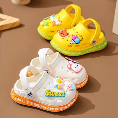 Kids Slippers For Boys Girls Cartoon Shoes Summer Toddler Fl