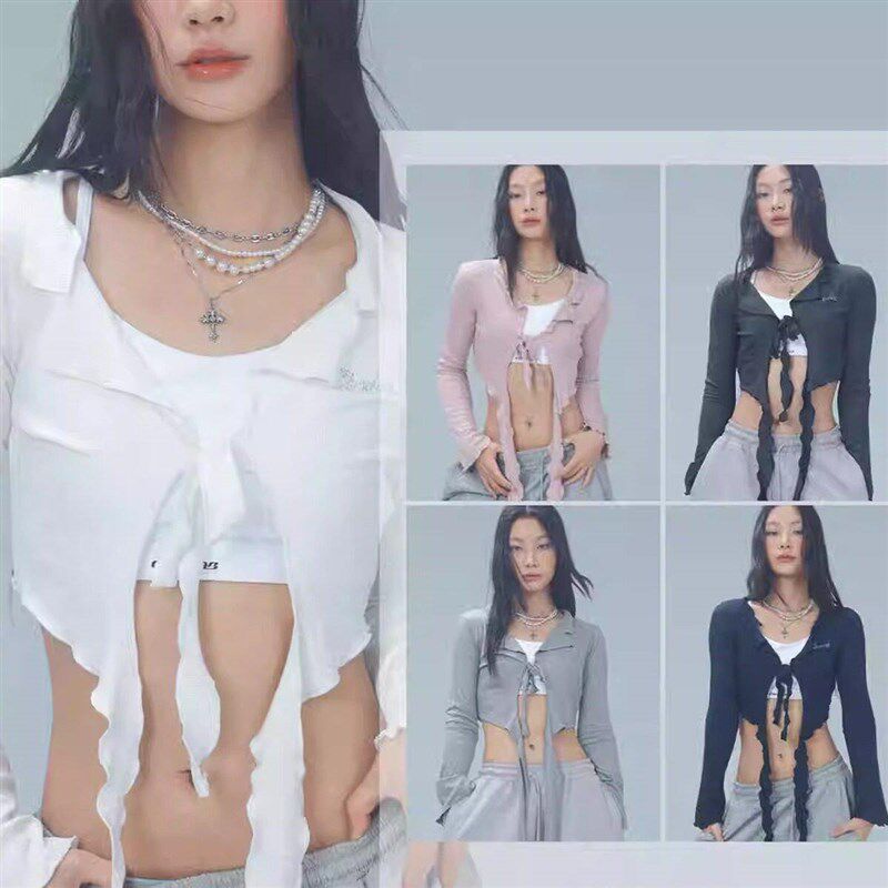 工厂好物屁帘爵士跳舞专用街舞上衣烫钻腰搭臀巾腰炼 炼 辣妹个性