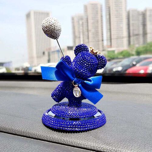 New Car Interior Decoration Cute Cartoon Balloon Bear Orname