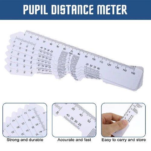 6 Pcs Pupil Distance Ruler Plastic Meter Accessories Eye