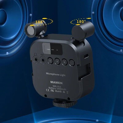 Pro Content Creator Bundle - 3-in-1 Studio Light, Monitoring
