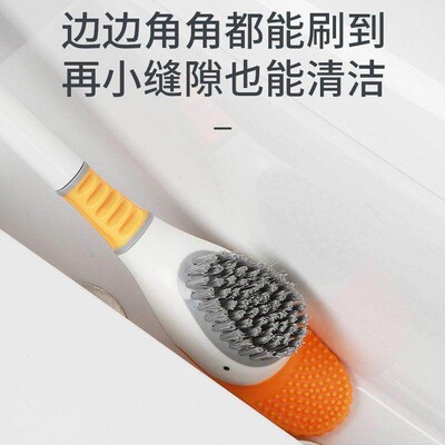 New Diving Little Yellow Duck Silicone Toilet Brush for Home