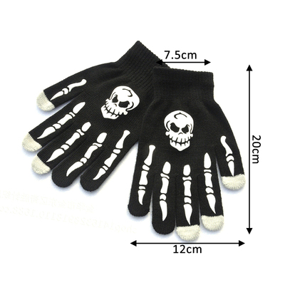 Halloween Supplies Luminous Gloves for Winter Hand Warmer No