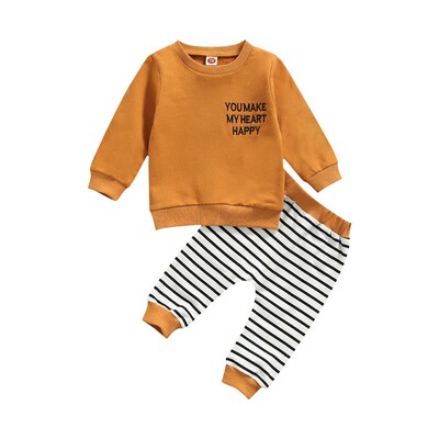 Citgeett Autumn Infant Baby Boys Girls Casual Sweatshirt and